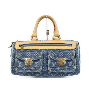 LOUIS VUITTON Neo Speedy Monogram Denim Blue Handbag